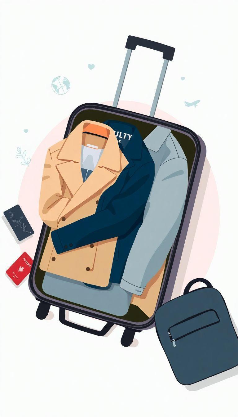 Descubra Como Transportar Casacos Sem Amassá-los na Mala