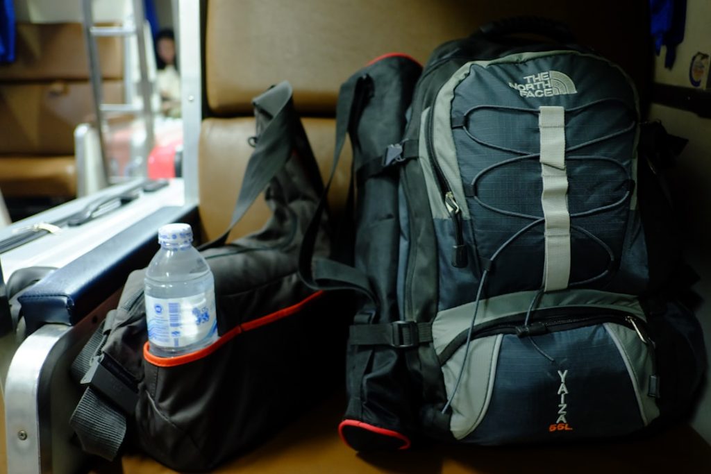 Photo travel backpack storage