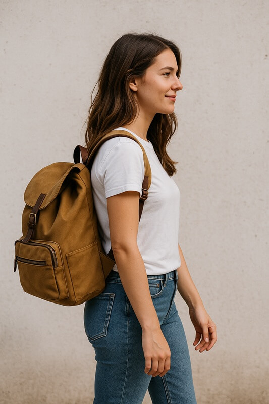 Guia: Combine Mochila com Roupas Casuais