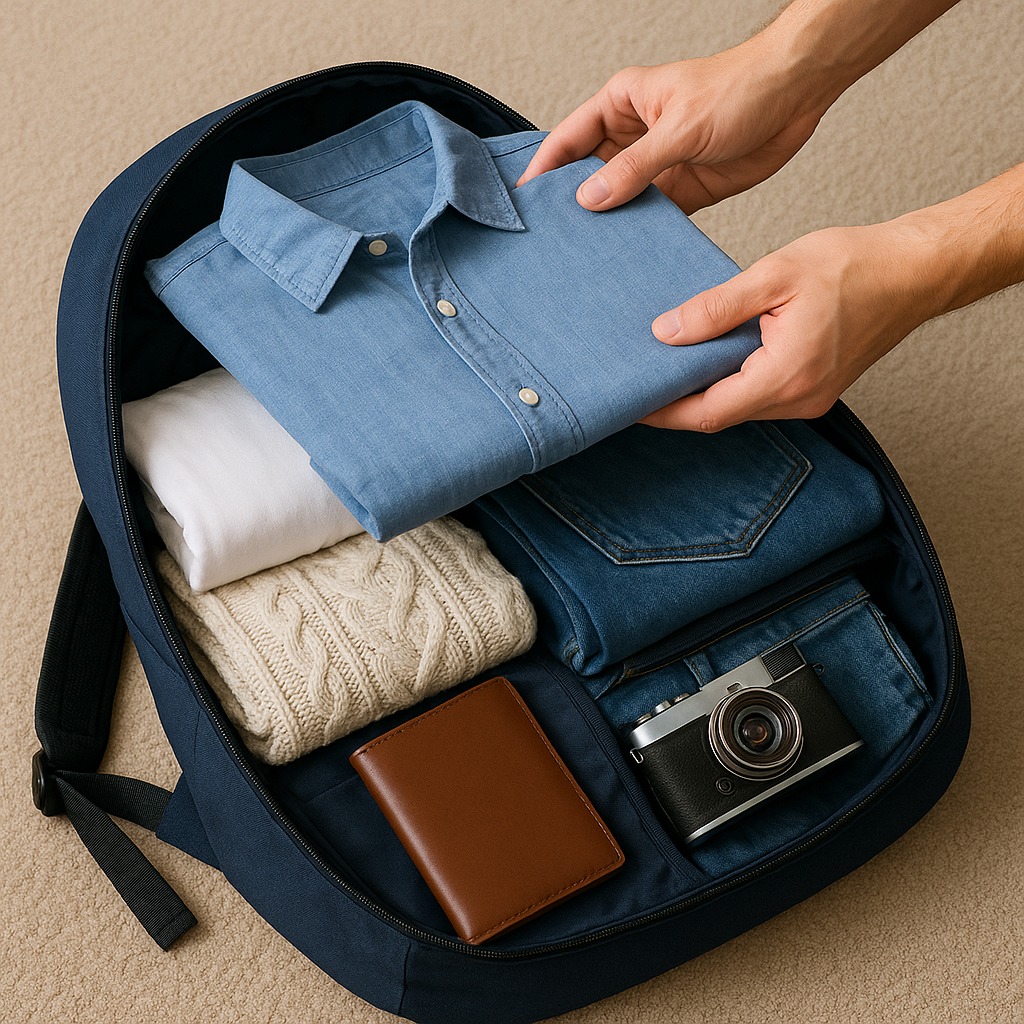 Organize sua Mochila para Viagens Curtas