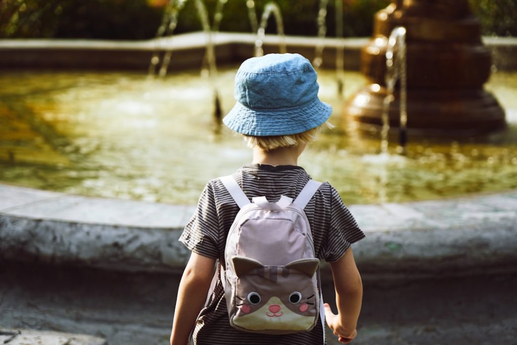 Photo Kids backpack usage