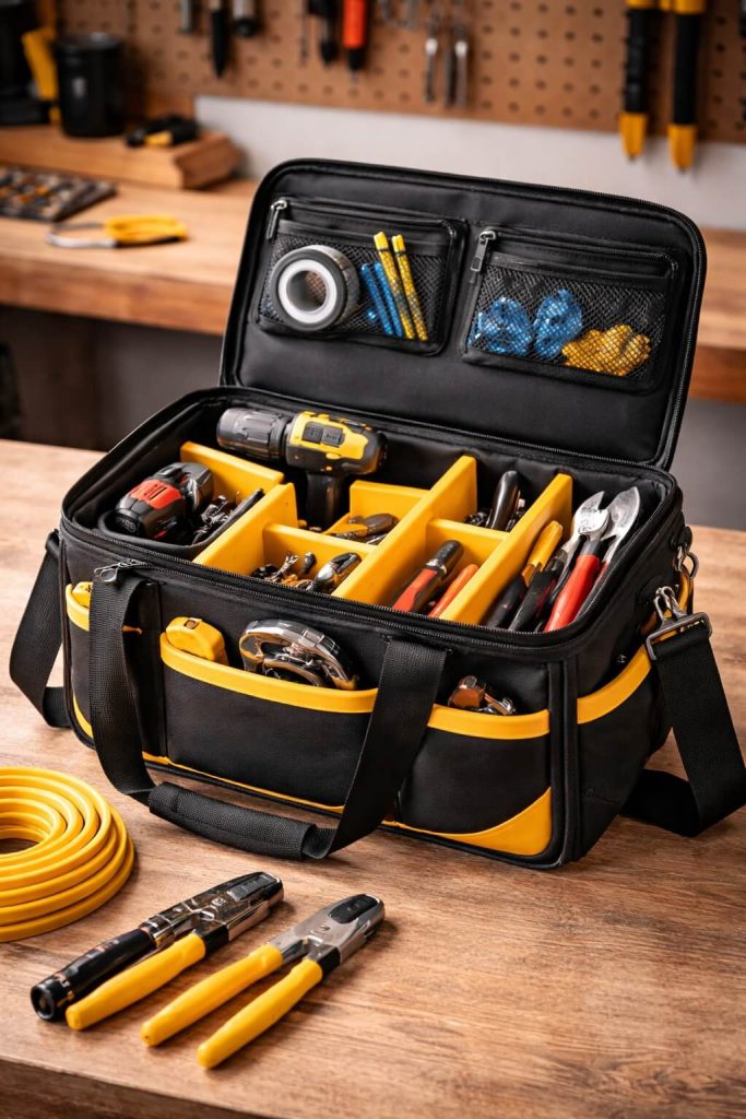 Bolsa de Ferramentas com Divisórias