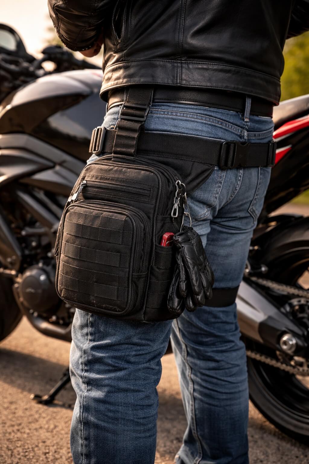 Bolsa de Perna para Moto