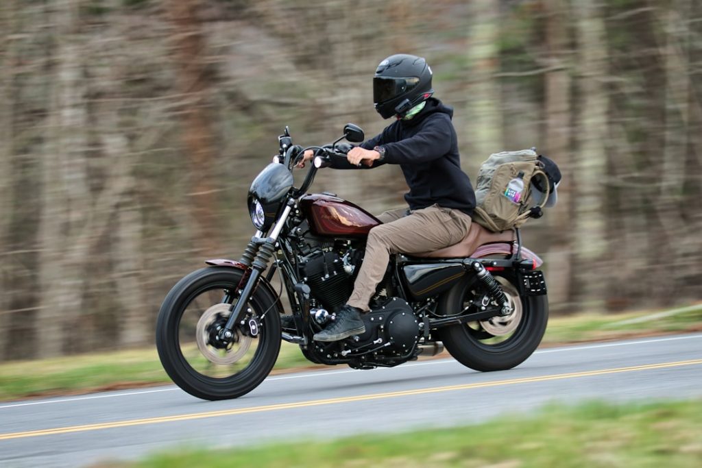 Photo Motorcycle backpack