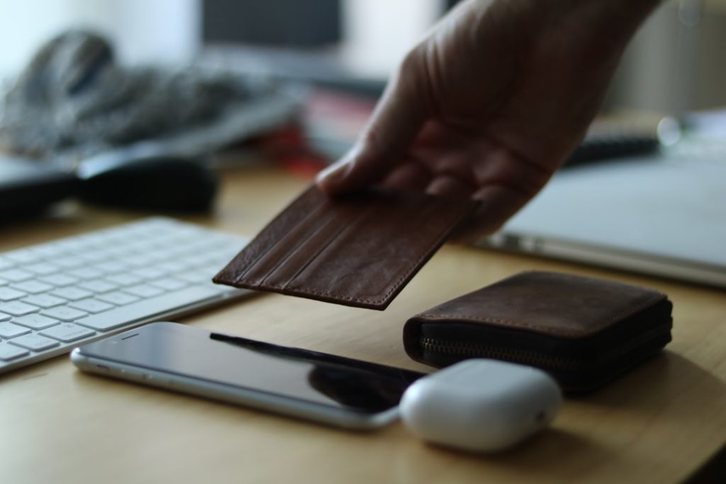 Photo Peeling wallet repair