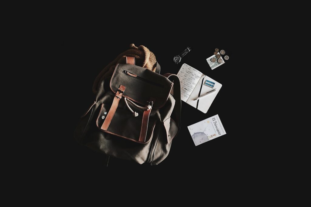 Photo Organized work backpack